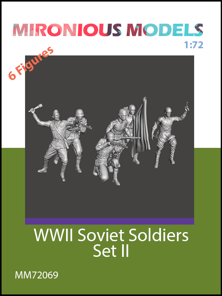 WW2 Soviet Soldiers - set 2